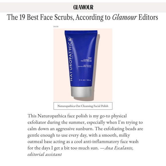 Editors Choice! Naturopathica Oat Cleansing Facial Polish Mask (0.5 fl oz) - Picture 2 of 6